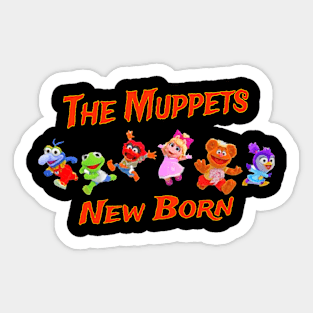 the muppets new born Sticker